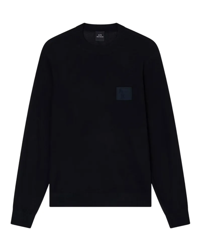 Armani Exchange Armani Austauschpullover schwarz Black