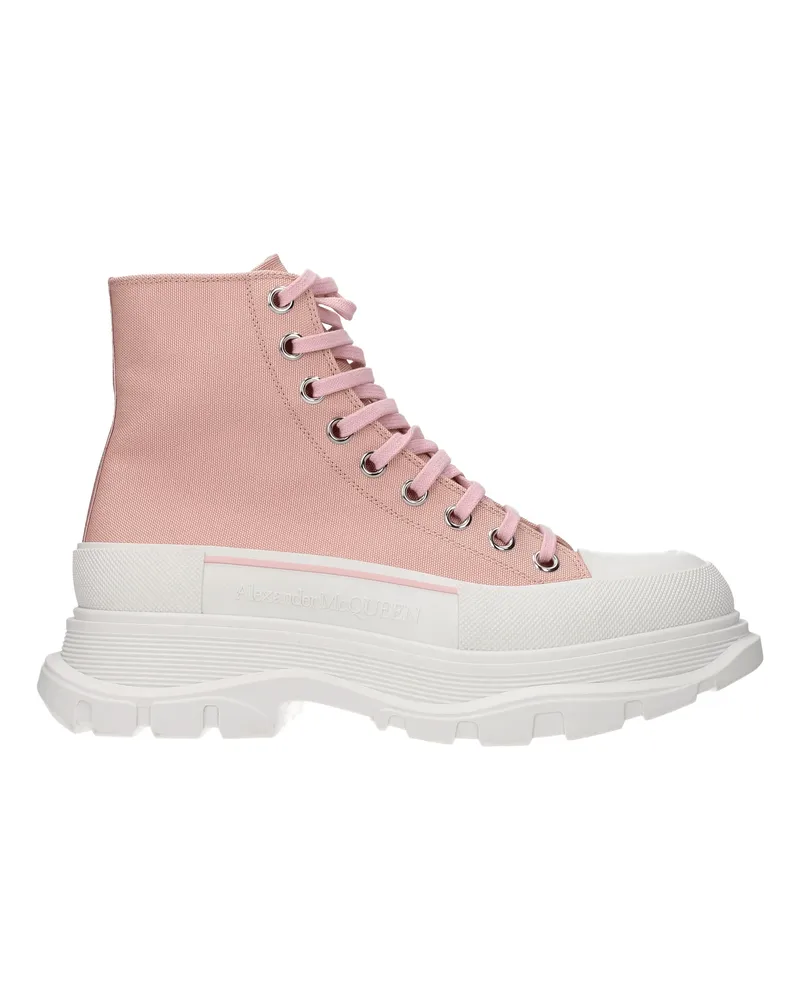 Alexander McQueen Damens Stiefel Stoff Rosa -