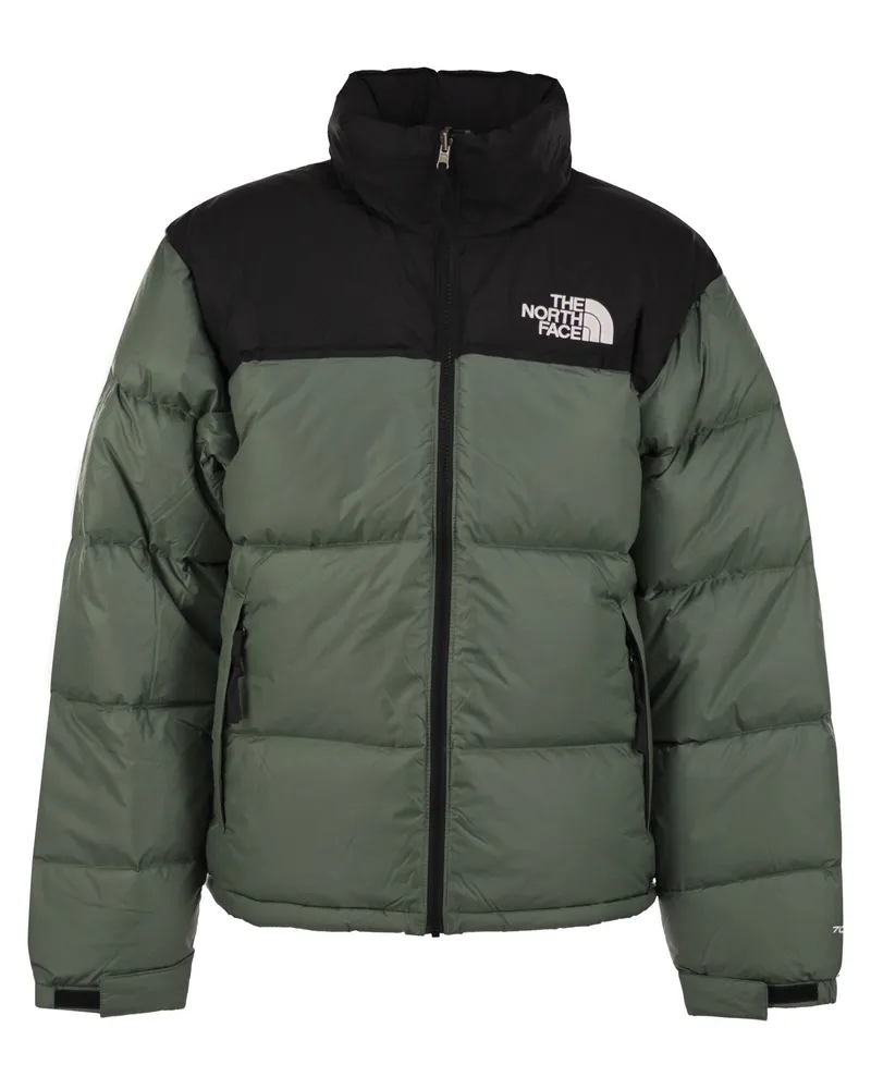 The North Face Die North Face Retro Nuptse 1996 Short Down Jacke Green