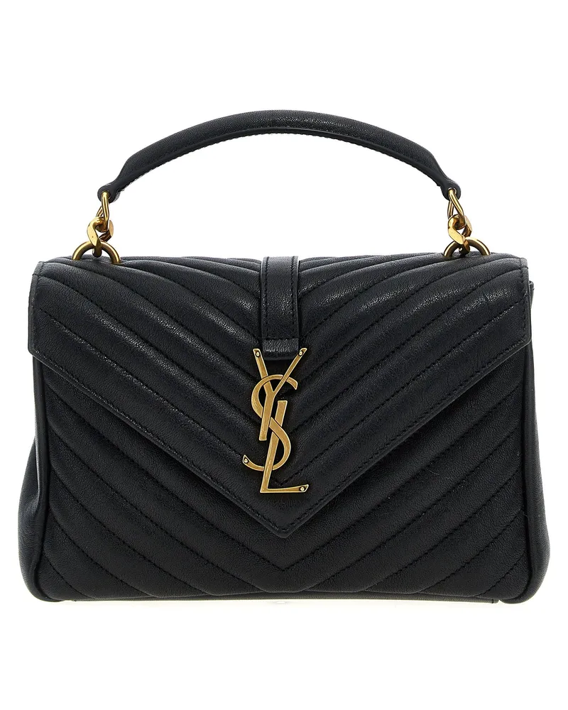 Saint Laurent Midi-Umhängetasche „College Black