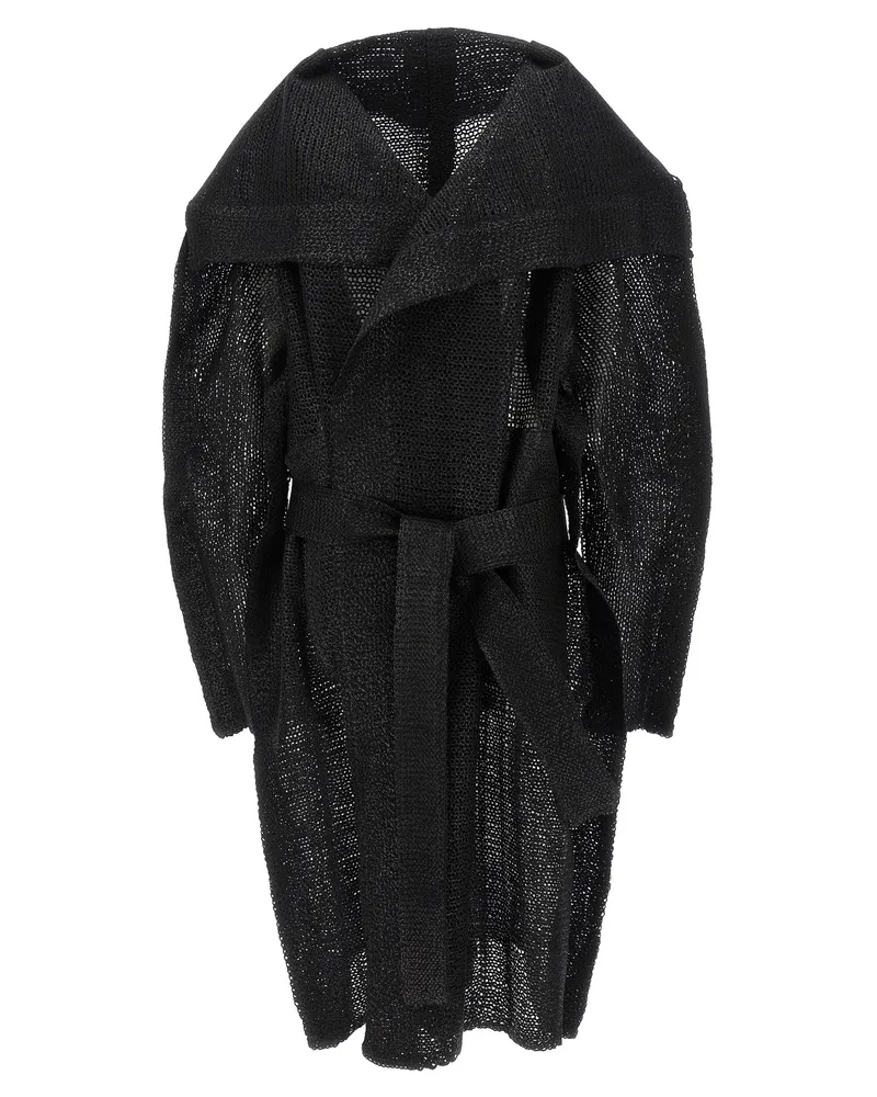 Issey Miyake Panini' Trenchcoat Black