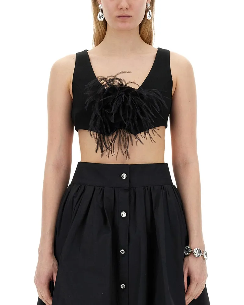 Moschino Westen mit Rose Black