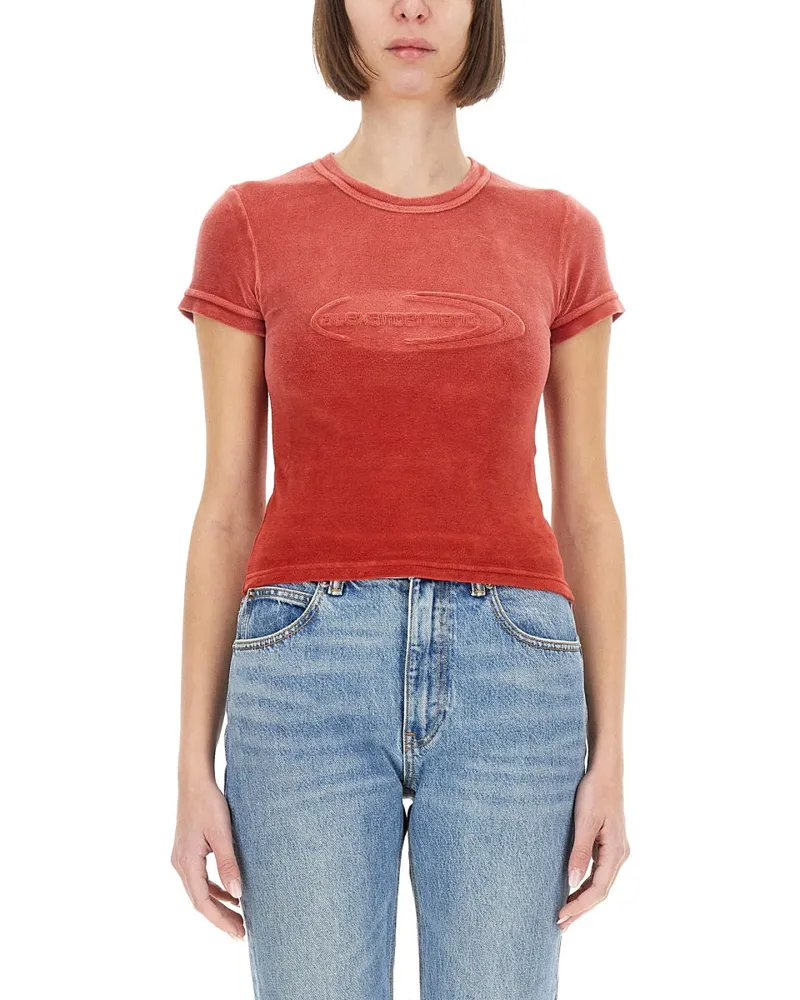 Alexander Wang T Shirt With Logo Red