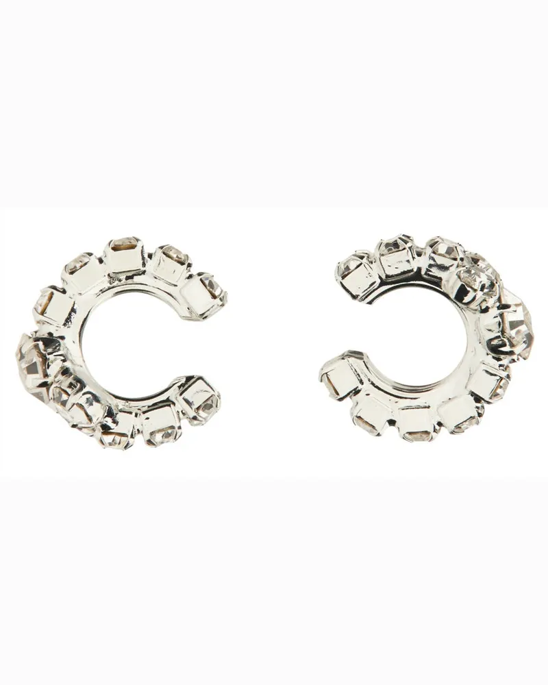 Magda Butrym Hoop Ohrringe Silver