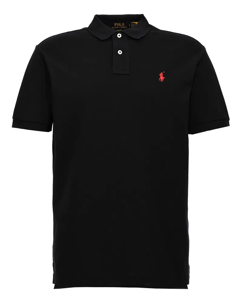 Ralph Lauren Logo Polo Schwarz