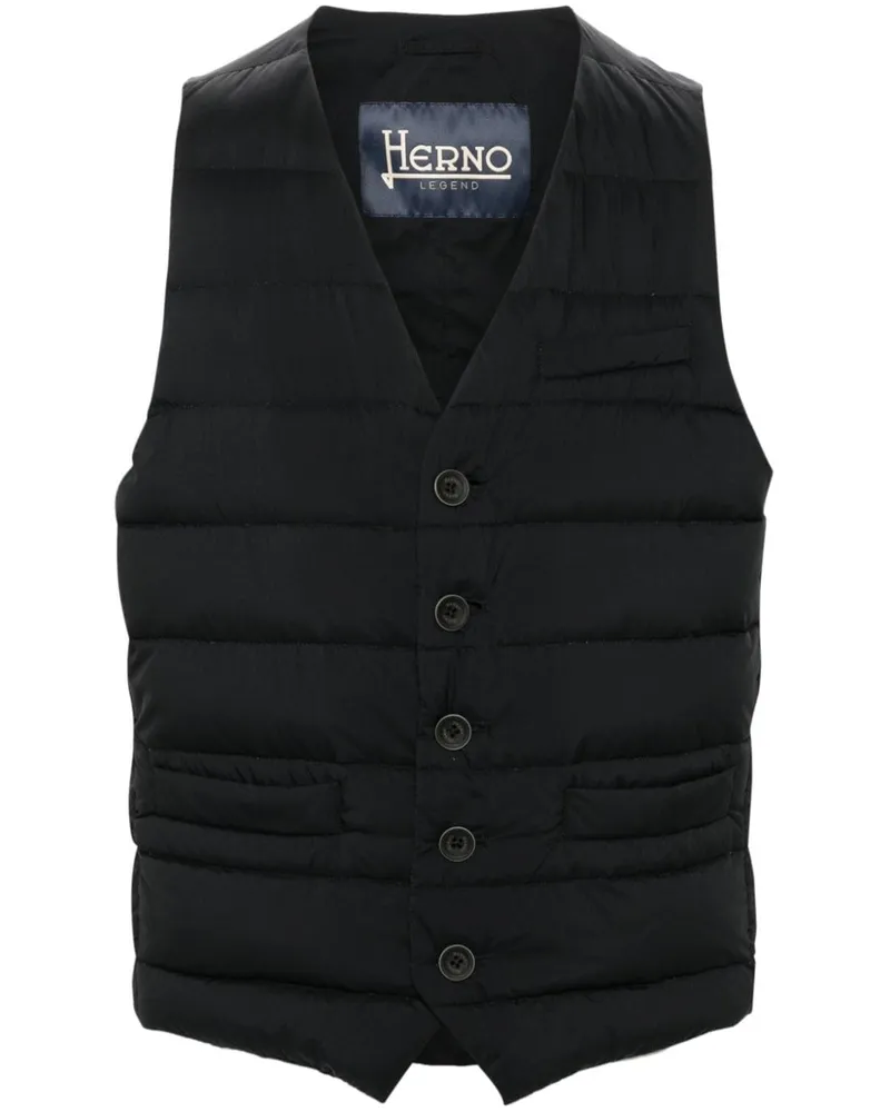 Herno Il Panciotto Down Weste Black