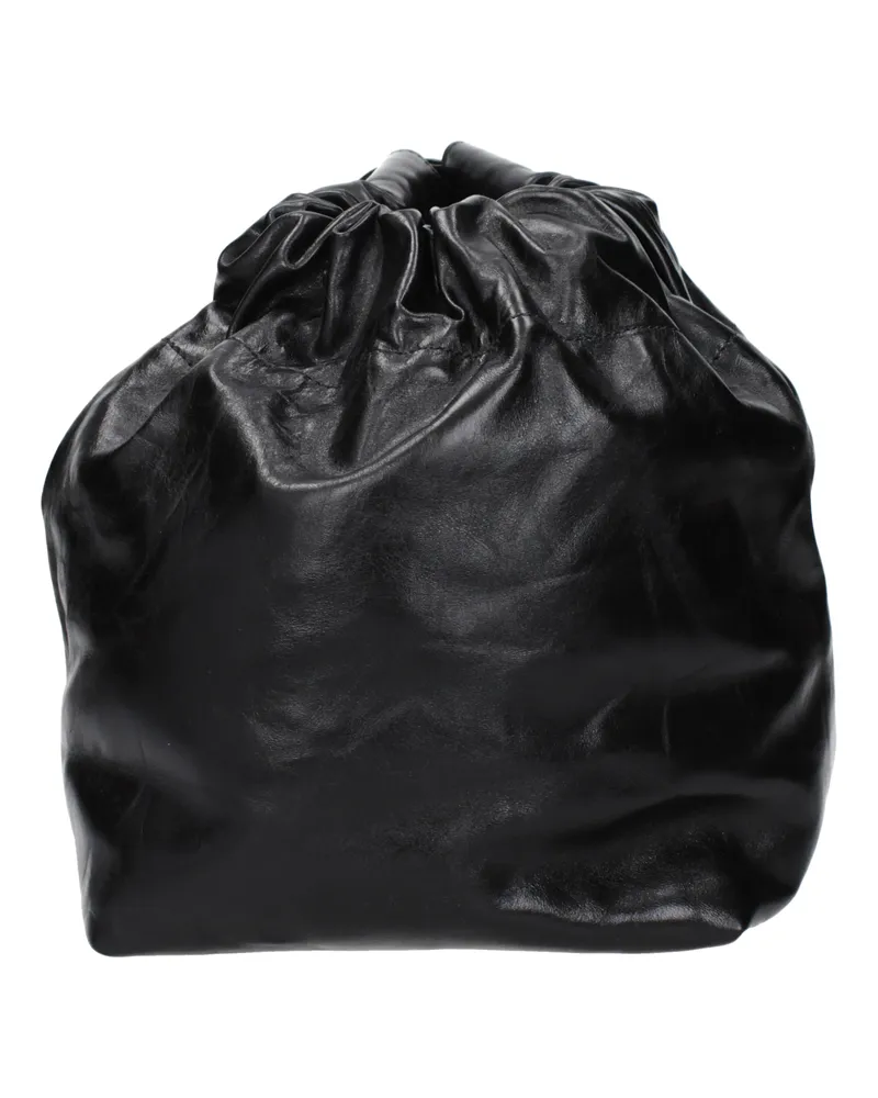 Jil Sander Damens Handtasche aus schwarzem Leder -