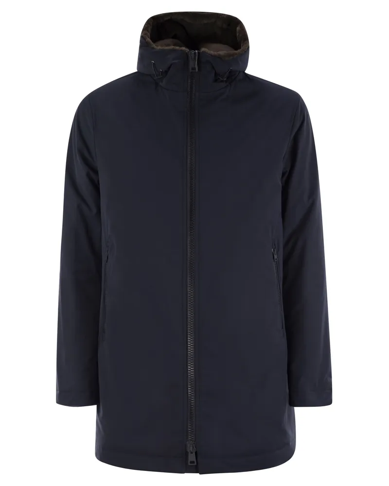Herno Kapuzenparka mit Kapuzenparka Blue