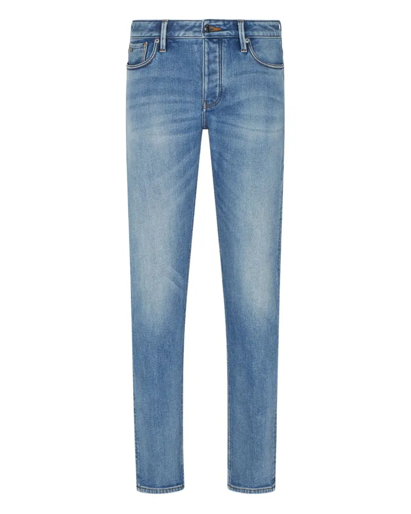 Emporio Armani Denim Cotton Jeans Blue