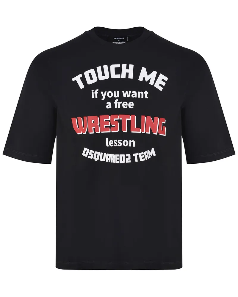 Dsquared2 T -Shirt aus Baumwolle Black
