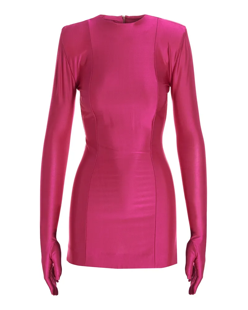 VETEMENTS Diva' Kleid Fuchsia