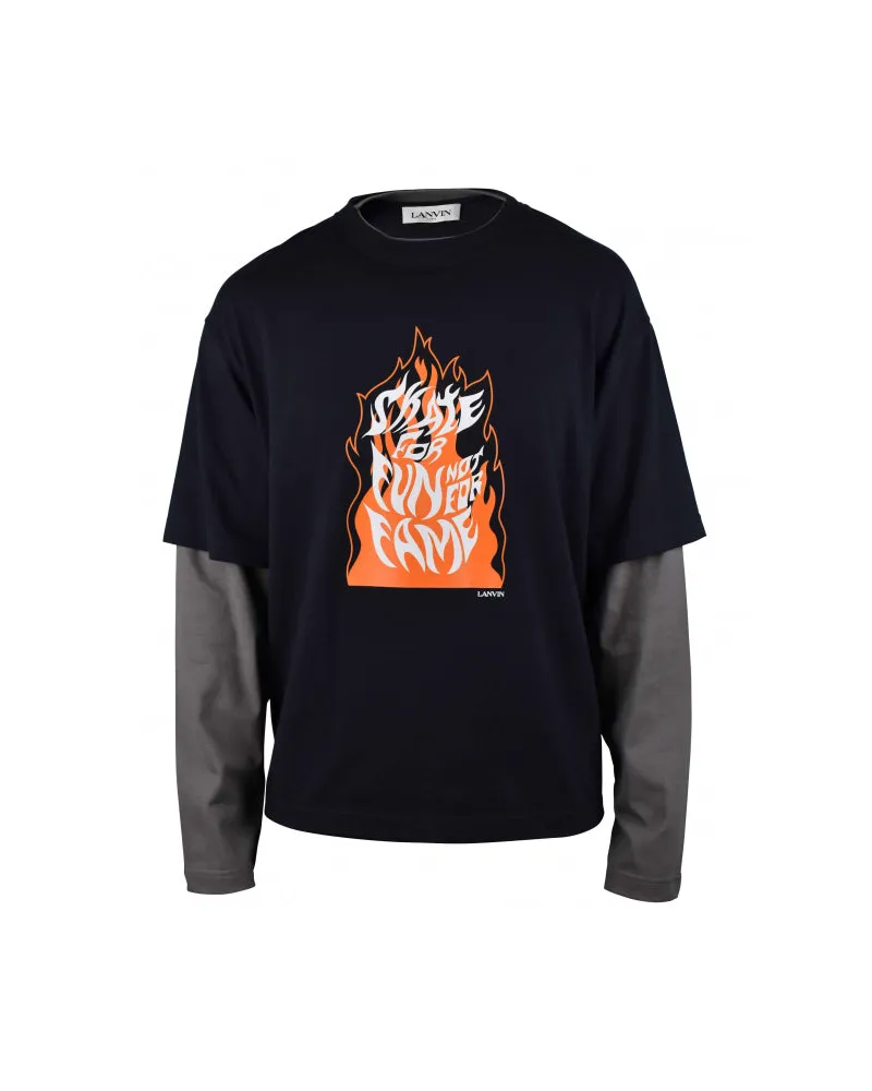 Lanvin T -Shirt Blue