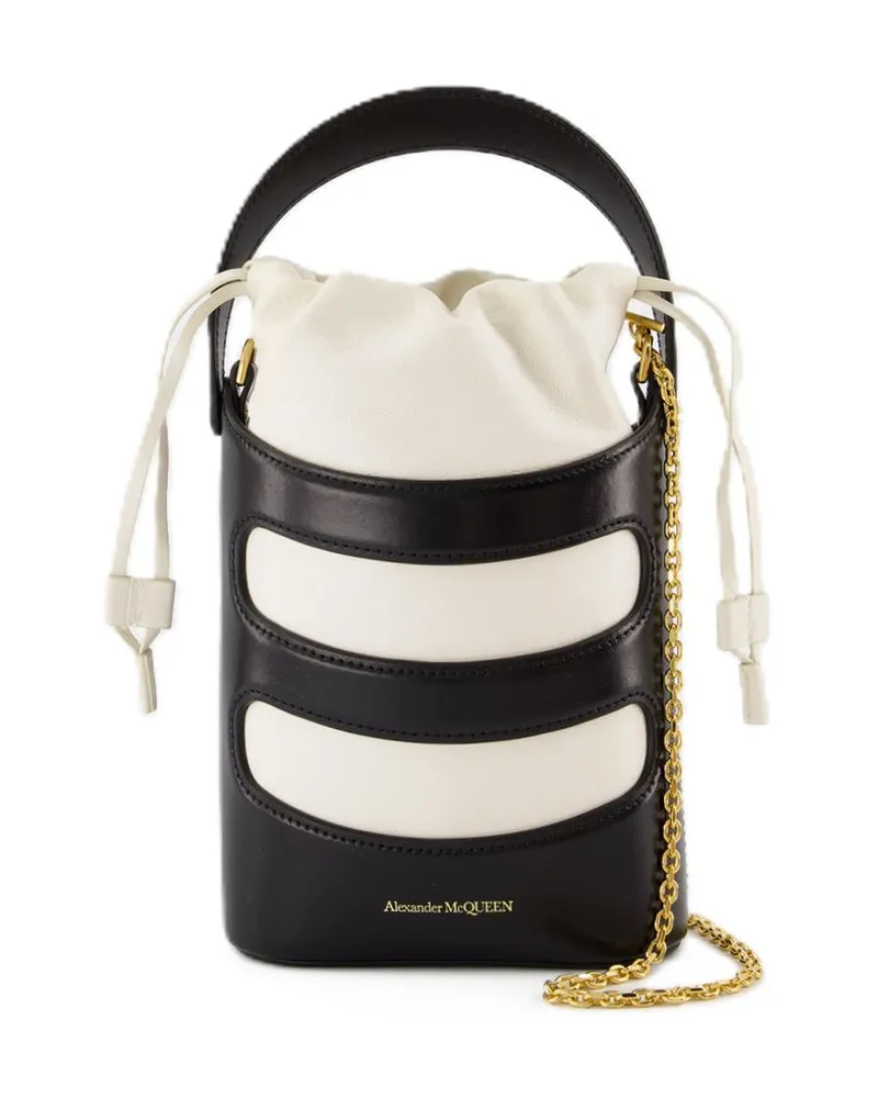 Alexander McQueen Der Aufstieg Mini Crossbody Alexander Mc Queen Leder schwarz Schwarz
