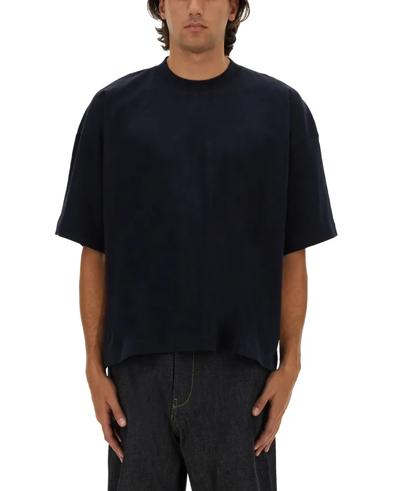 Studio Nicholson Jersey T Shirt Blue