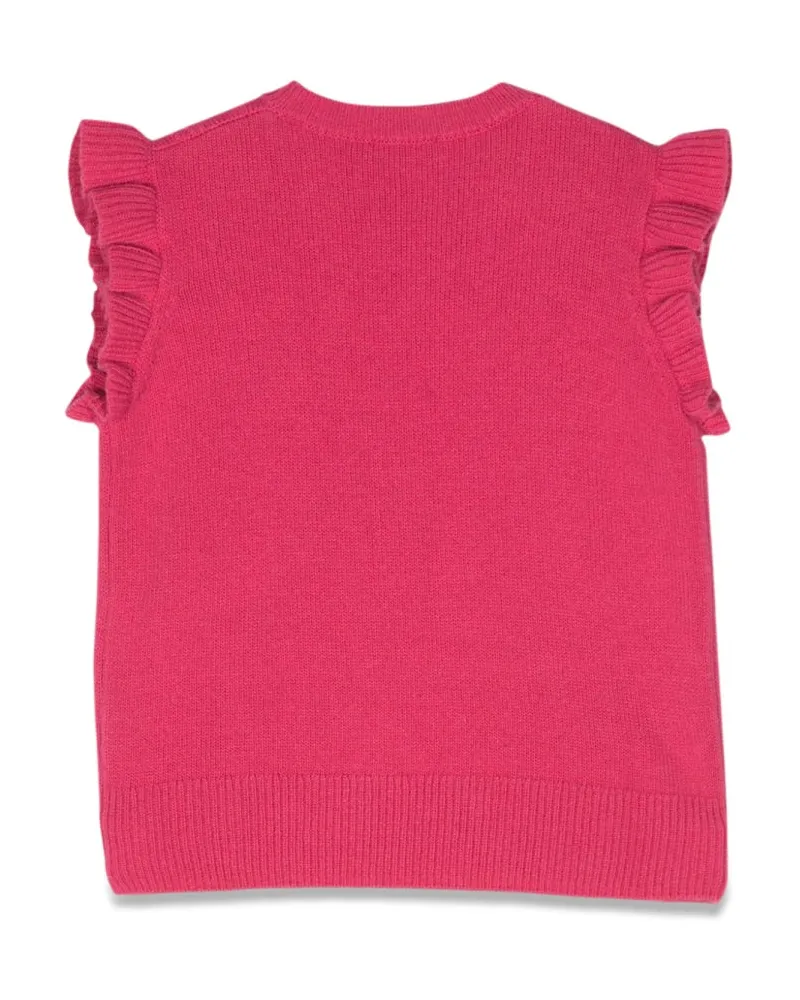 Il Gufo Tricot Weste Fuchsia