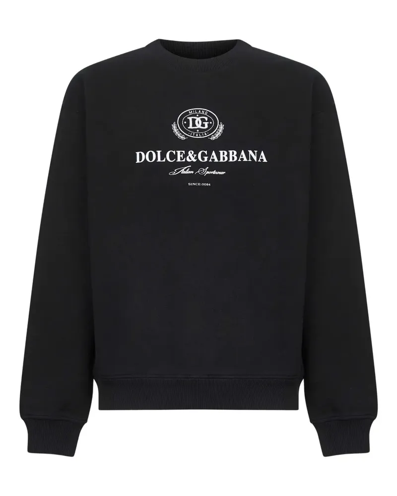 Dolce & Gabbana Crewneck -Pullover mit Logo W0800