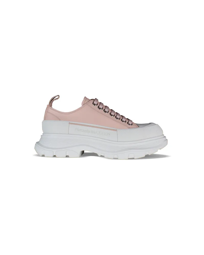 Alexander McQueen Alexander MC Queen Sneakers treten Slick auf Pink