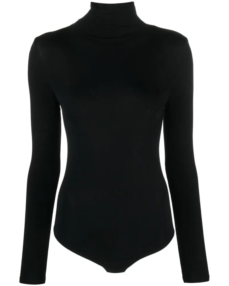 Wolford Colorado Baumwollmischungsbodysuit Black