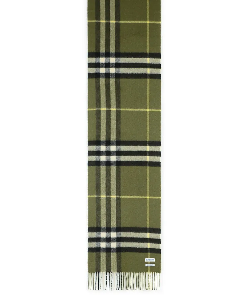 Burberry Mu Giant“ grüner Kaschmirschal Green