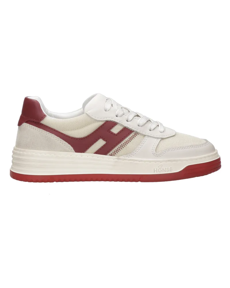 Hogan Turnschuhe Beige+rosso
