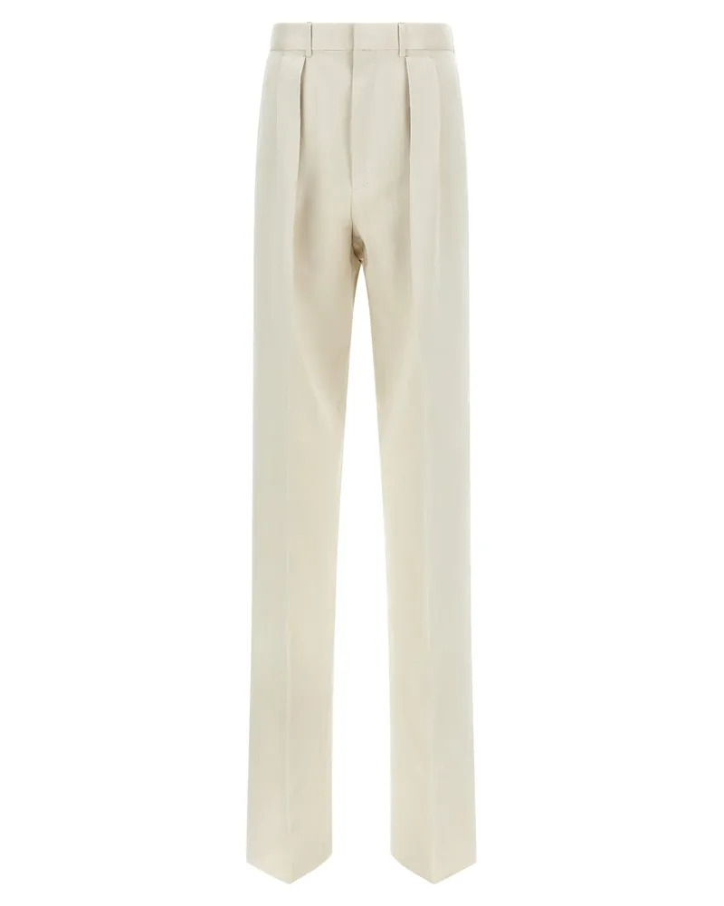 Tom Ford Double Pinch Hosen Beige