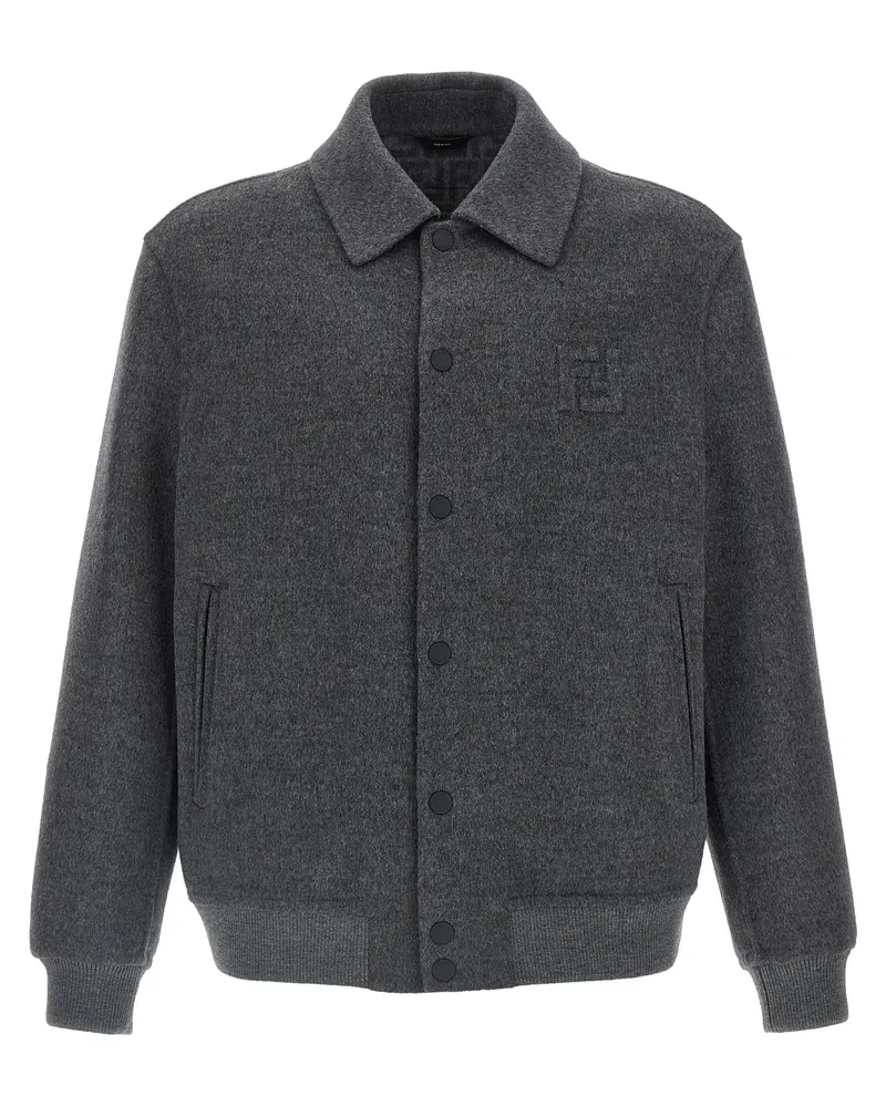 Fendi Wollbluse Gray