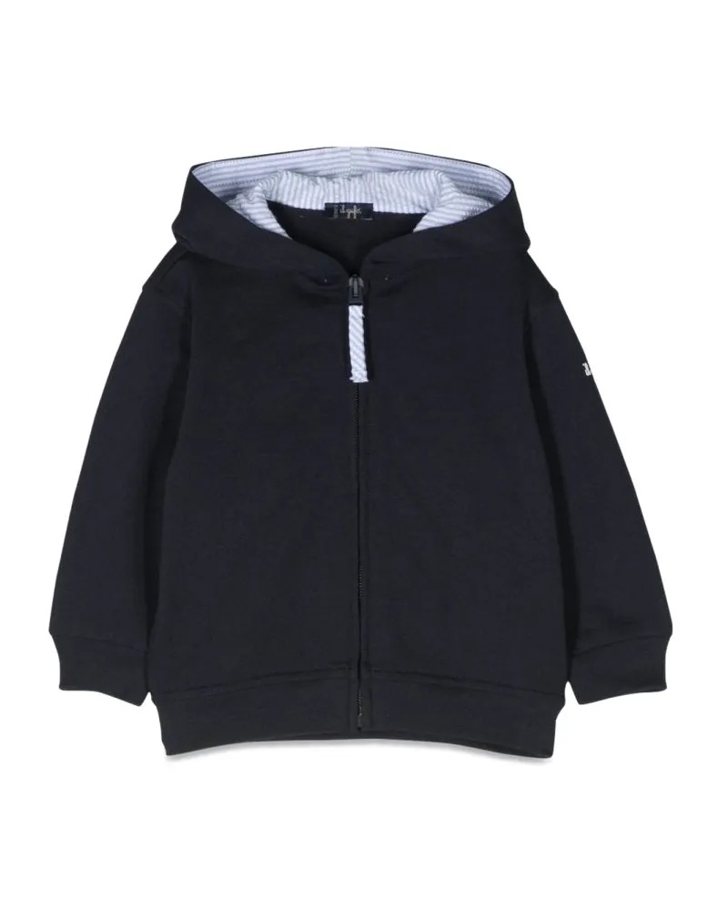 Il Gufo Zipper Hoodie Blue