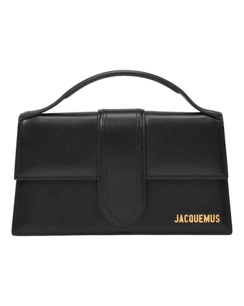 Jacquemus Le Grand Bambino  Leder schwarz Schwarz