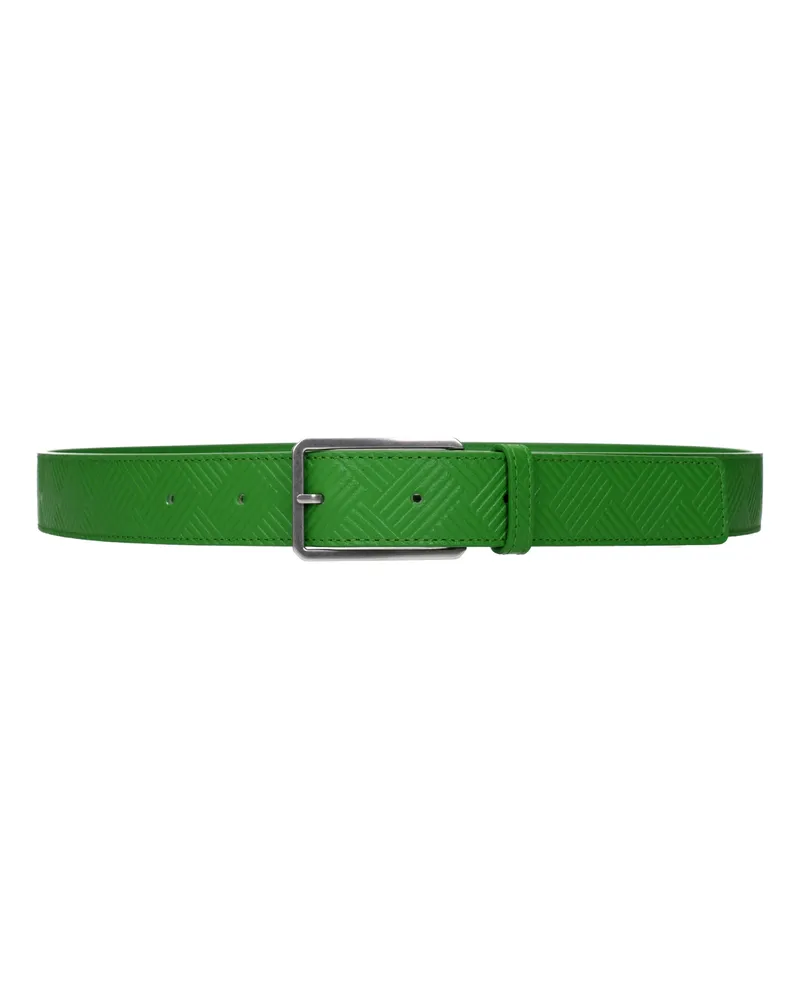 Bottega Veneta Herrens Grüner Ledergürtel -