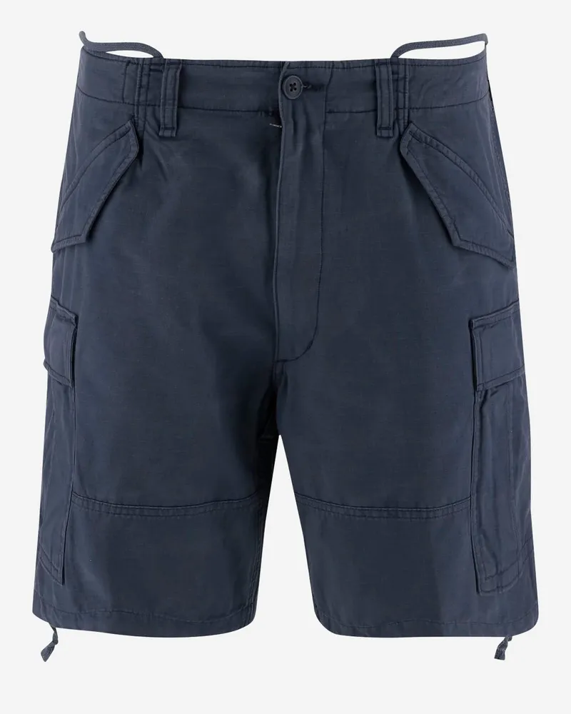 Ralph Lauren kurze Baumwoll -Cargohosen Blue
