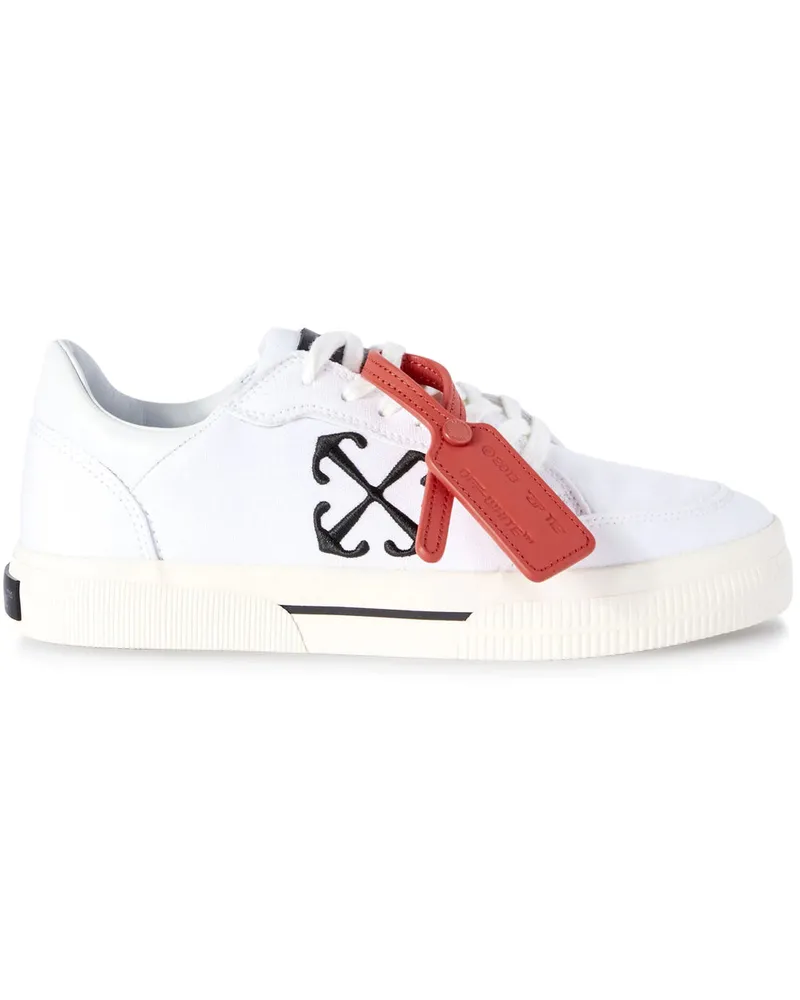 OFF-WHITE New Tief vulkanisierte Turnschuhe White