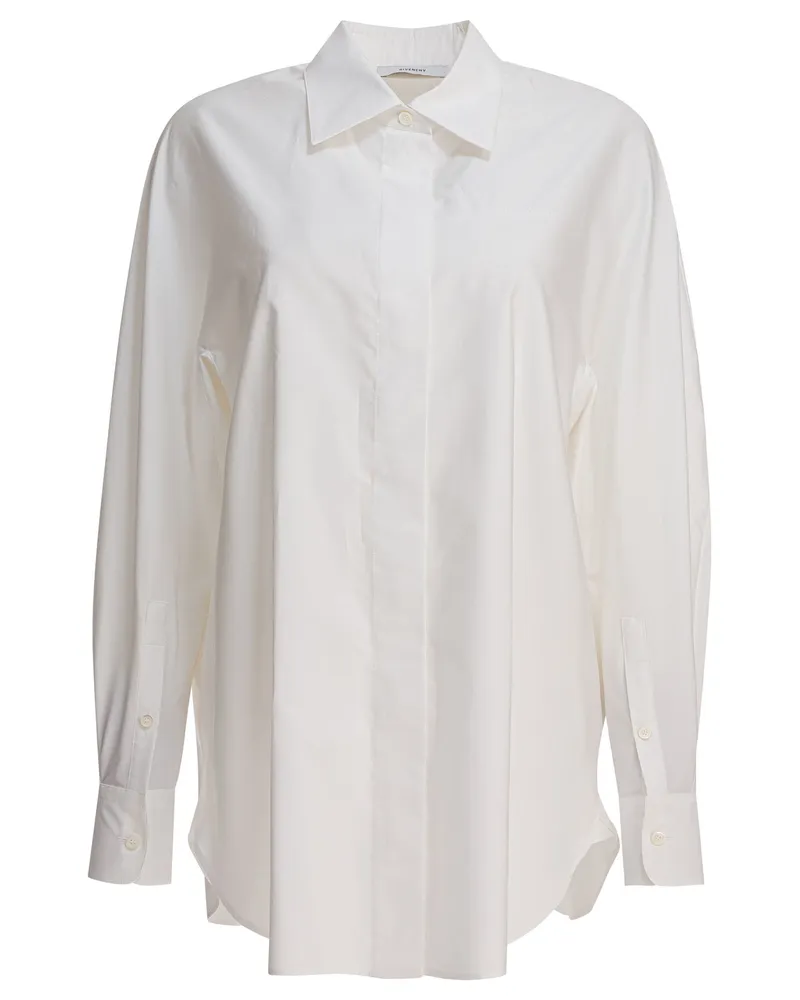 Givenchy Popeline-Hemd mit Stickerei Givenchy White