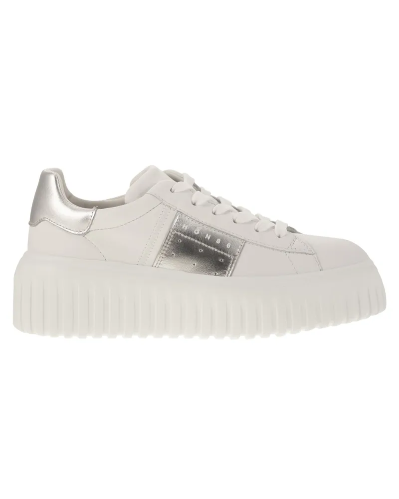 Hogan H Stripes -Sneaker mit Seitenband White