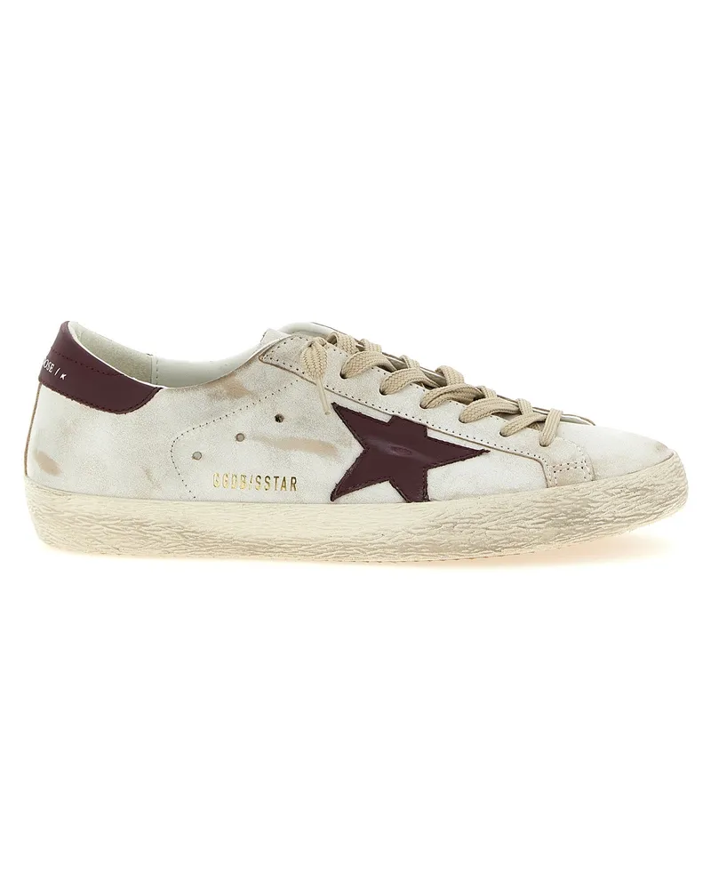 Golden Goose Superstar“-Sneaker Bordeaux