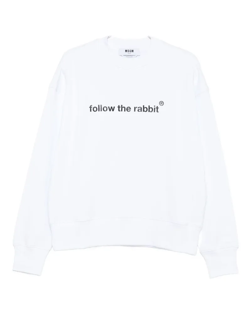 MSGM Pullover weiß White