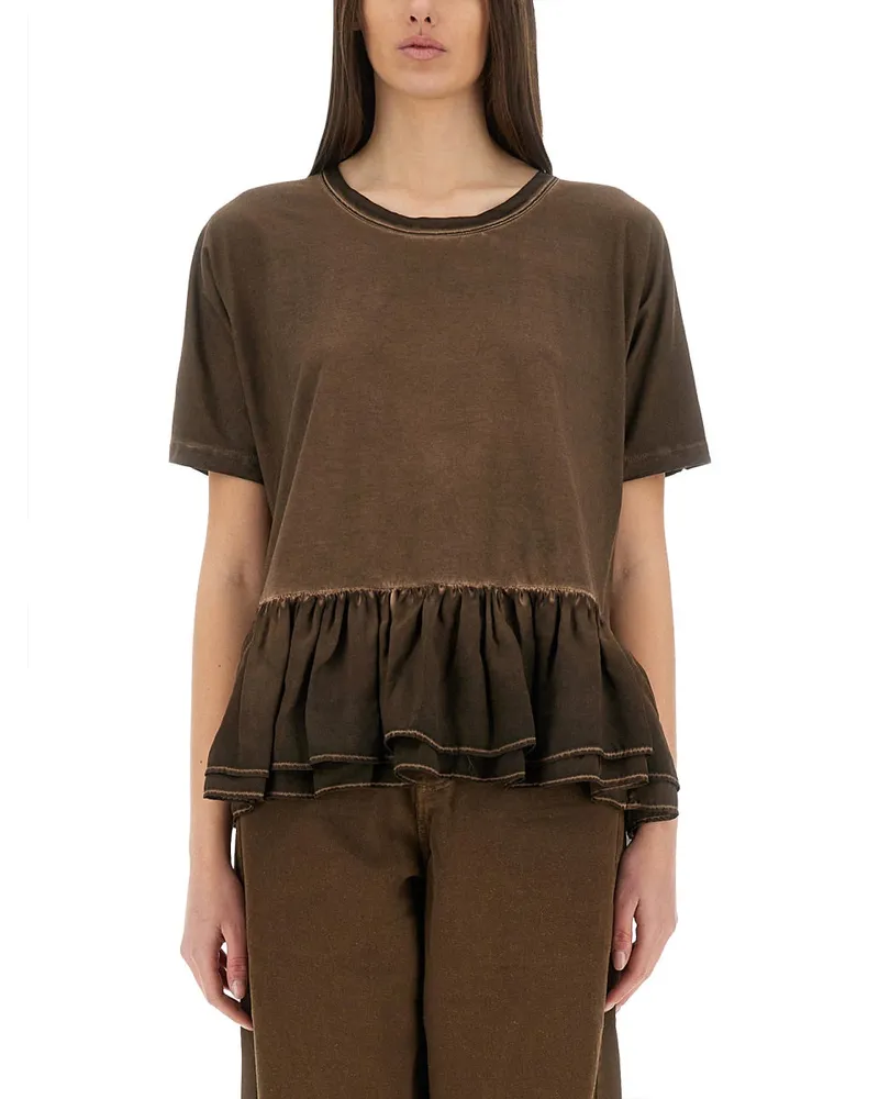 Uma Wang T -Shirt "Todi Brown