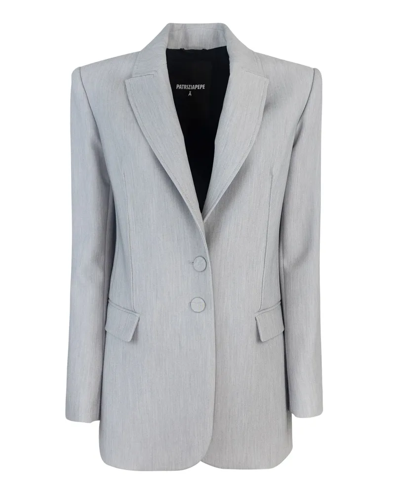 Patrizia Pepe Giacca Bottoni Grigia Grey