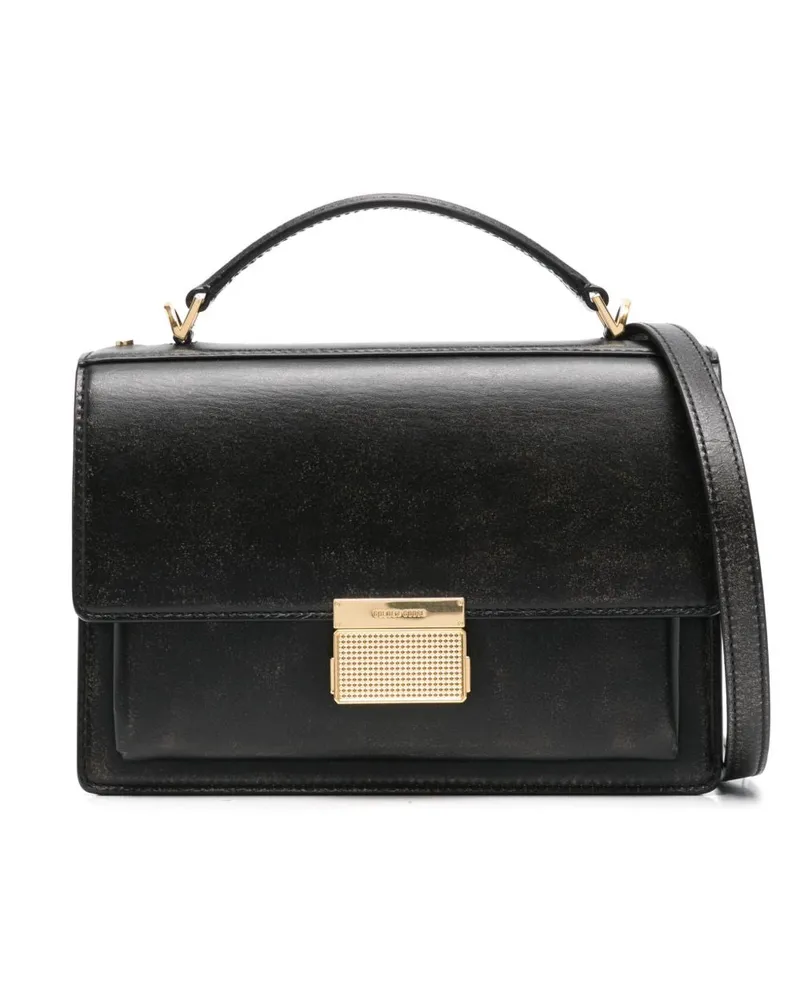 Golden Goose Golden Gans Venezia Lederhandtasche Black