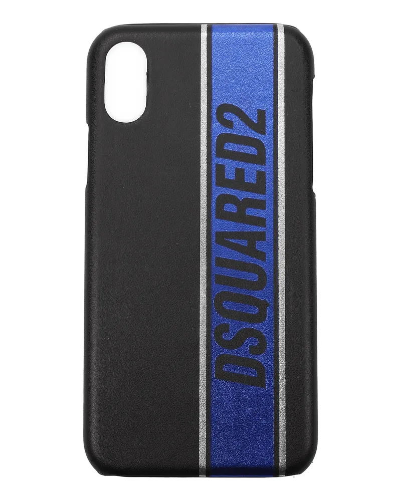 Dsquared2 I Handyhülle für I Phone X Men, Polyurethan, Schwarz -