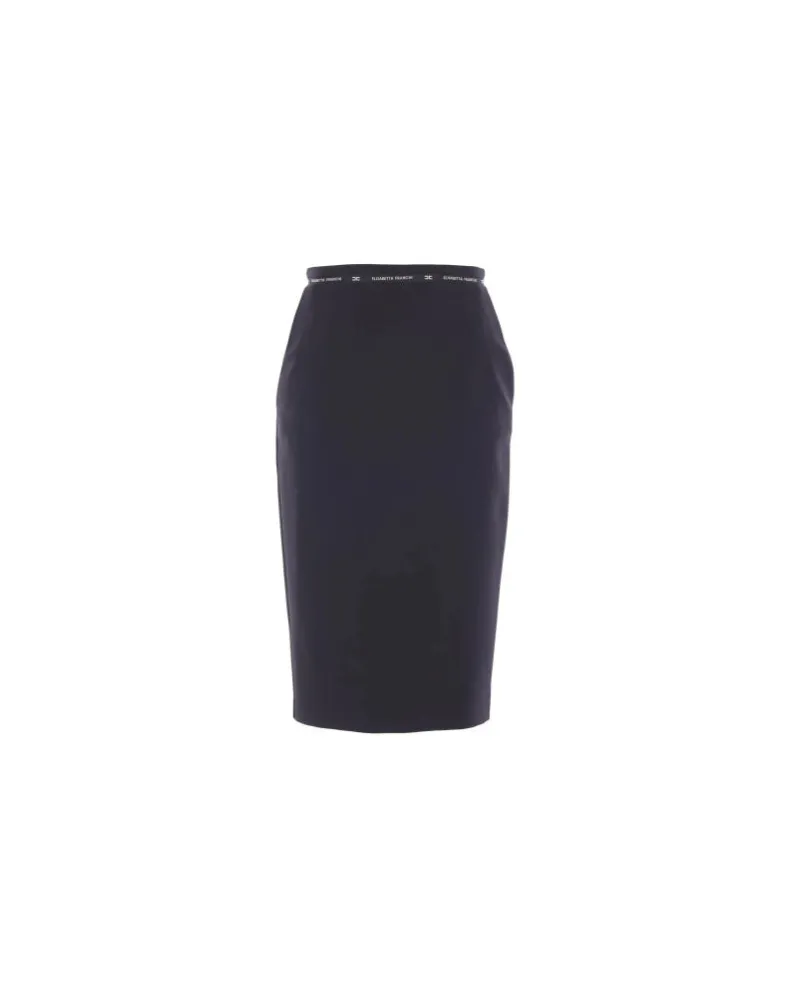 Elisabetta Franchi wird das Nastro -Logo konstruieren Black
