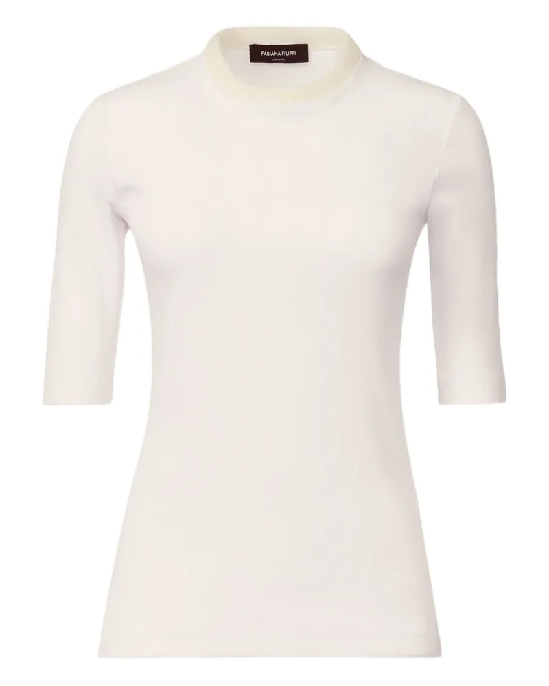 Fabiana Filippi Baumwolloberteil White