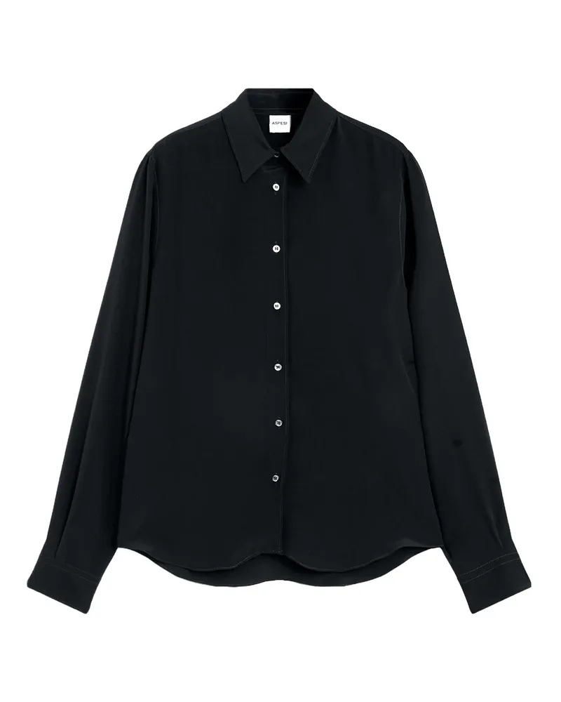 ASPESI Shirts schwarz Black