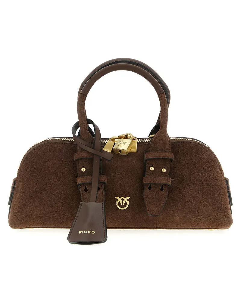 Pinko Bowling Baguette' Umhängetasche Brown