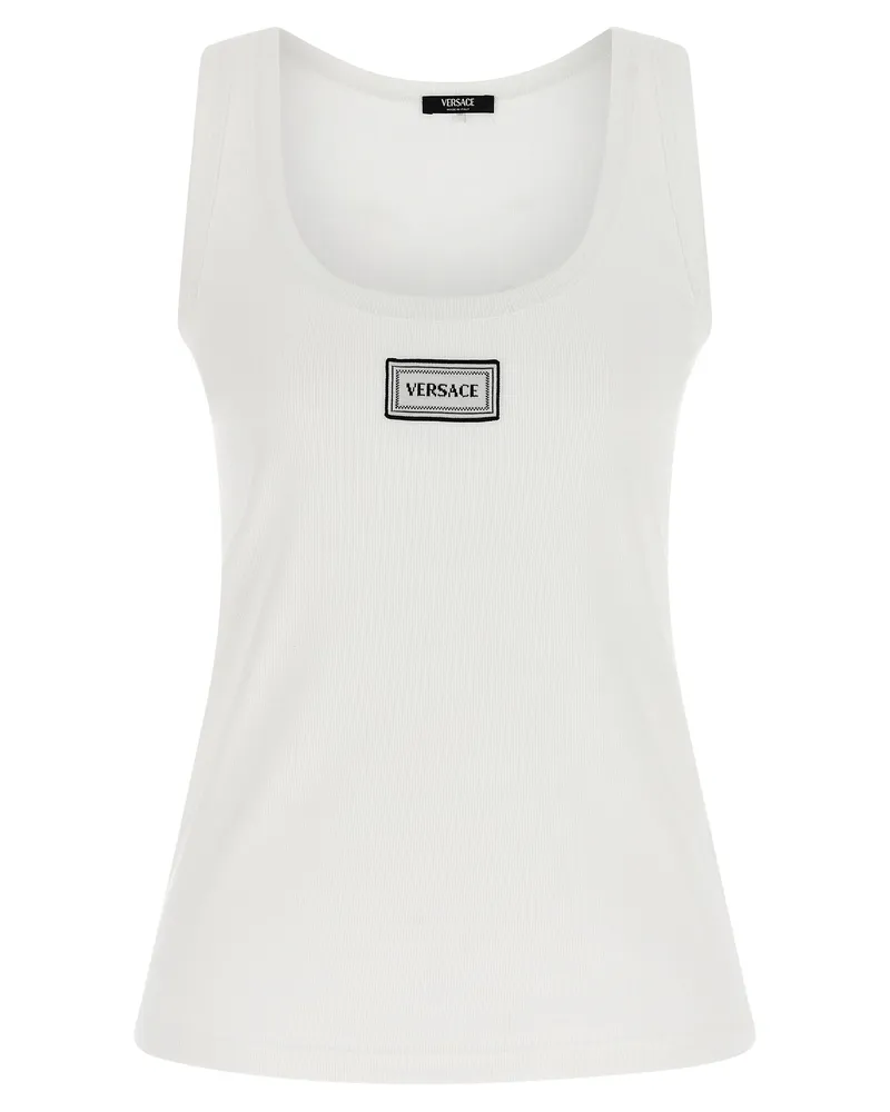 Versace Oberteil mit „90er-Jahre-Vintage-Logo White