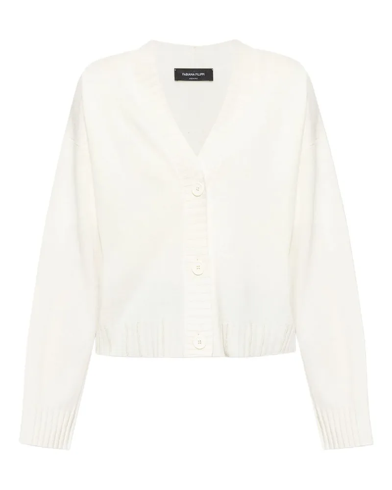 Fabiana Filippi Wolle Mischung gegen Nackenpullover Cream