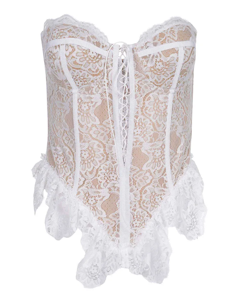 Giuseppe di Morabito Bustier von  aus Polyamid White