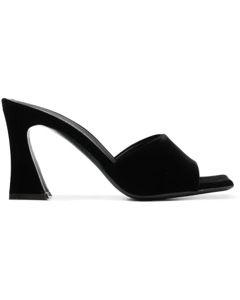 Giuseppe Zanotti Solhene Velvet Mules Black
