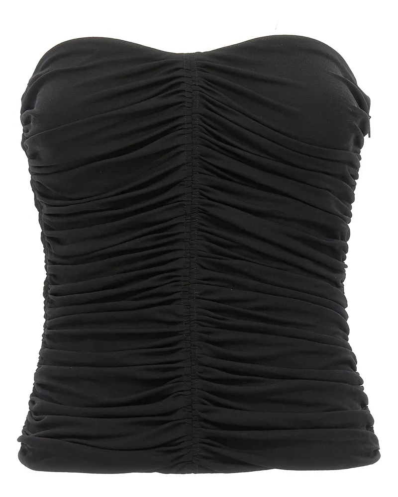 Saint Laurent Bustier Top Black