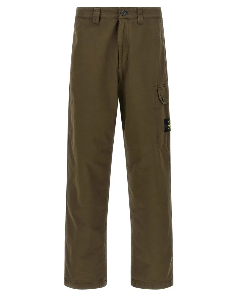 Stone Island Steinton -Baumwollhose Green