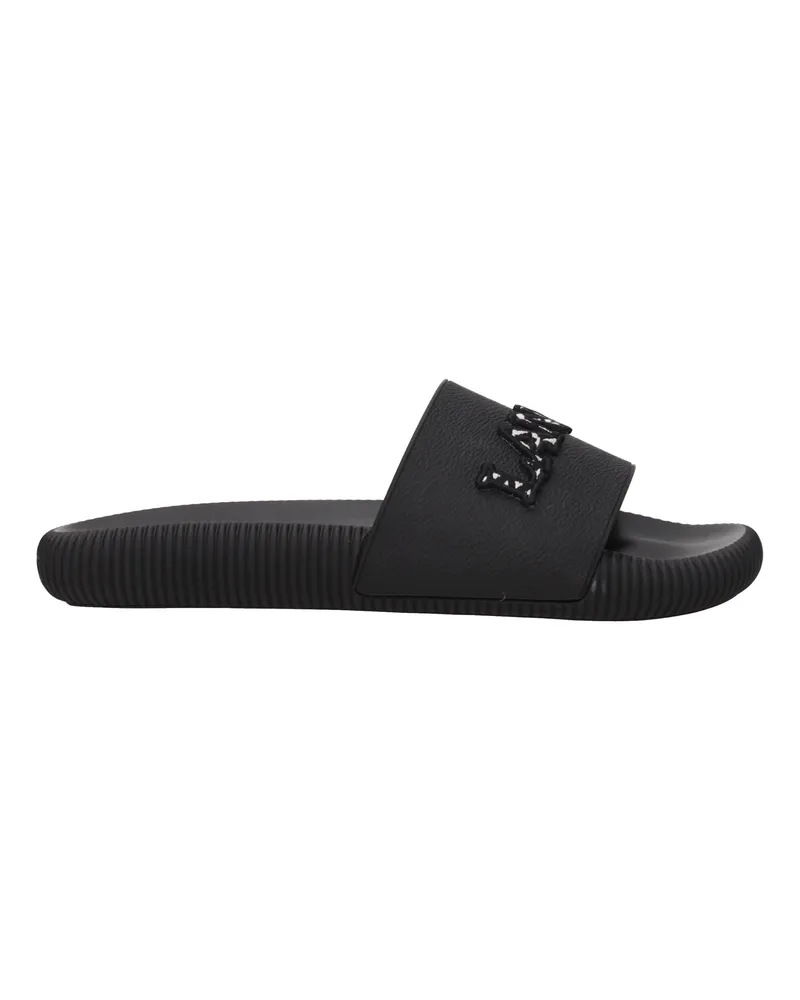 Lanvin Hausschuhe und Hufe Frauen schwarzer Gummi -